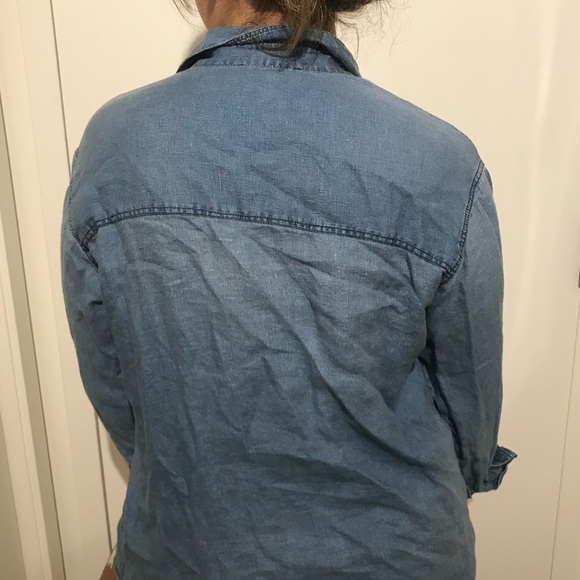 Denim Button Down - Picture 2 of 2